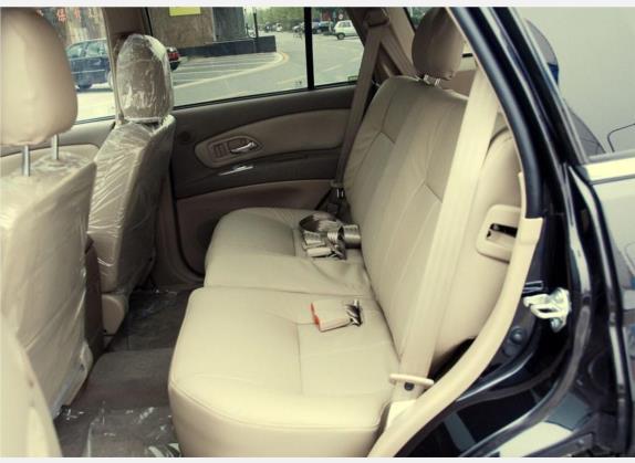 哈弗H3 2009款 领先版 2.4L 两驱超豪华型 车厢座椅   后排空间
