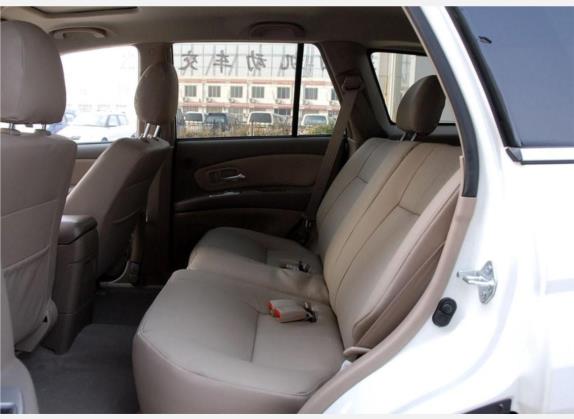 哈弗H3 2009款 领先版 2.4L 四驱豪华型 车厢座椅   后排空间