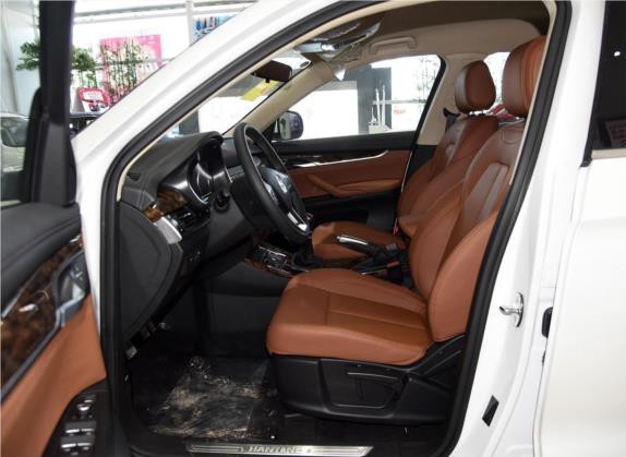 汉腾X7 2018款 X7S 1.5T 手动豪华型 车厢座椅   前排空间