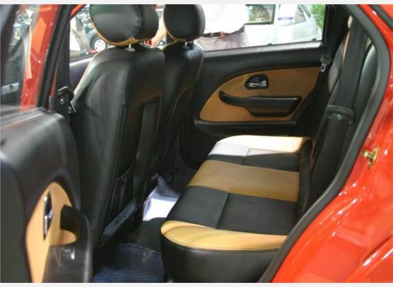 海迅 2006款 两厢 1.8L 舒适型 车厢座椅   后排空间