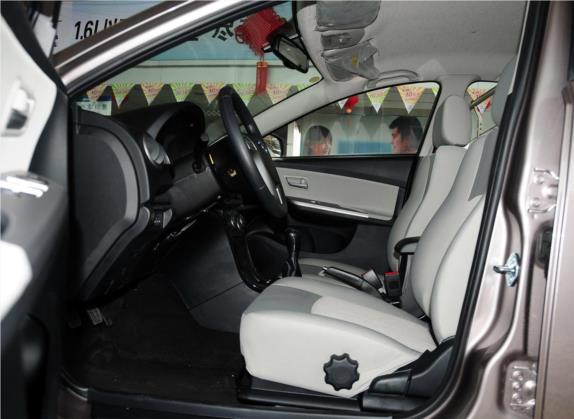 福美来 2013款 三厢 1.6L 手动风尚版 车厢座椅   前排空间
