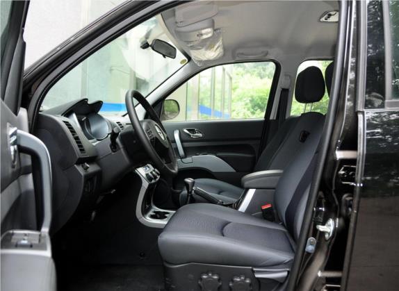 海马骑士 2013款 2.0L 手动经典型 车厢座椅   前排空间