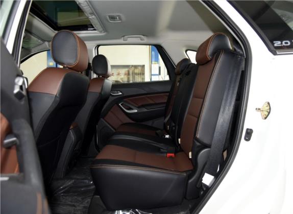 驭胜S350 2016款 2.0T 自动两驱汽油豪华天窗版5座 车厢座椅   后排空间