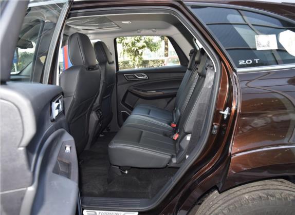 驭胜S350 2020款 2.0T 自动四驱汽油豪华版 车厢座椅   后排空间
