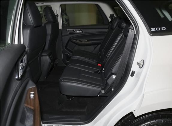 驭胜S350 2020款 2.0T 自动两驱柴油舒适版 车厢座椅   后排空间
