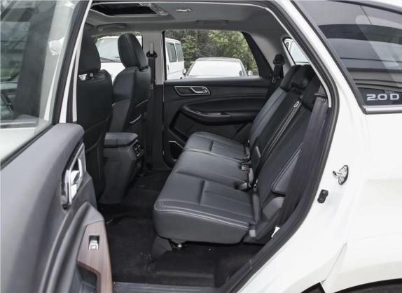 驭胜S350 2020款 2.0T 自动四驱柴油舒适版 车厢座椅   后排空间