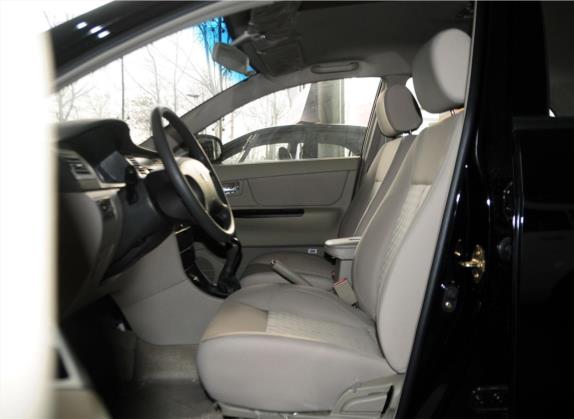 海景 2012款 节能版 1.5L 手动超悦型 车厢座椅   前排空间