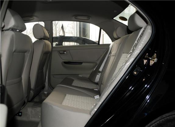 海景 2012款 节能版 1.5L 手动超悦型 车厢座椅   后排空间