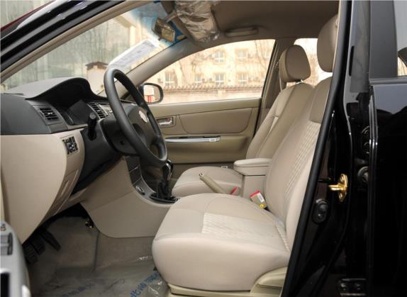 海景 2012款 节能版 1.5L 手动精英型 车厢座椅   前排空间
