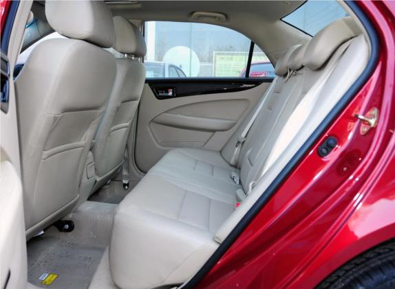 吉利GC7 2012款 1.8L 手动精英型 车厢座椅   后排空间
