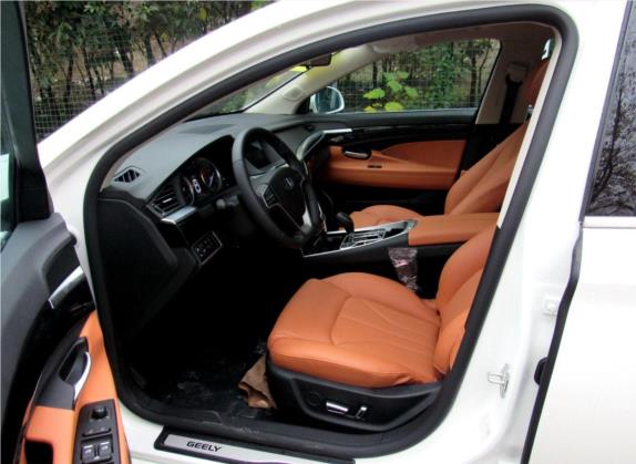 博瑞 2016款 2.4L 舒适型 车厢座椅   前排空间