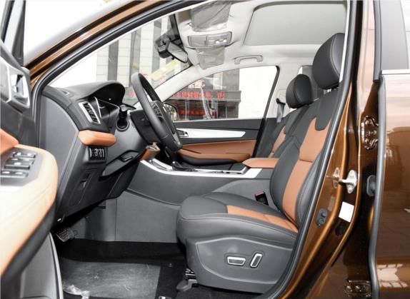 远景X6 2018款 1.4T CVT 4G互联旗舰型 车厢座椅   前排空间