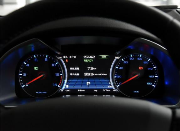 帝豪新能源 2016款 EV 尊贵型 中控类   仪表盘