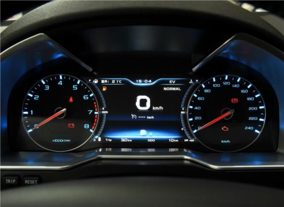 帝豪新能源 2017款 1.5L PHEV 精英型 中控类   仪表盘