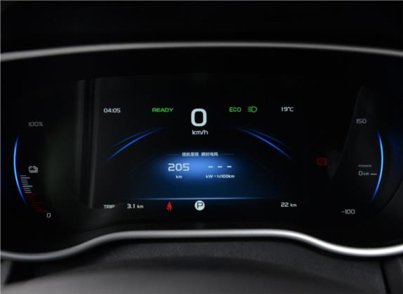 帝豪新能源 2019款 EV500 进取型标准续航版 中控类   仪表盘