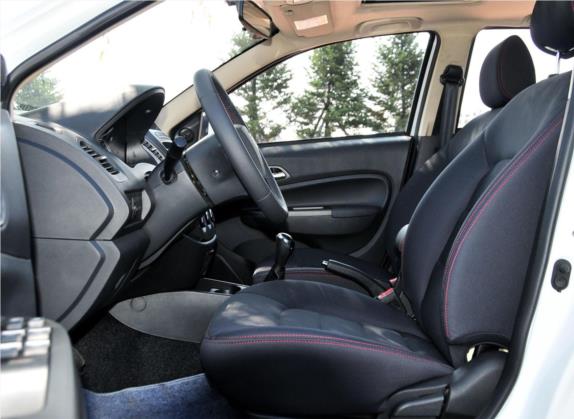 金刚 2014款 三厢 1.5L 手动尊贵型 车厢座椅   前排空间