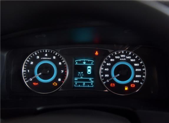 远景 2015款 1.3T 手动幸福型 中控类   仪表盘
