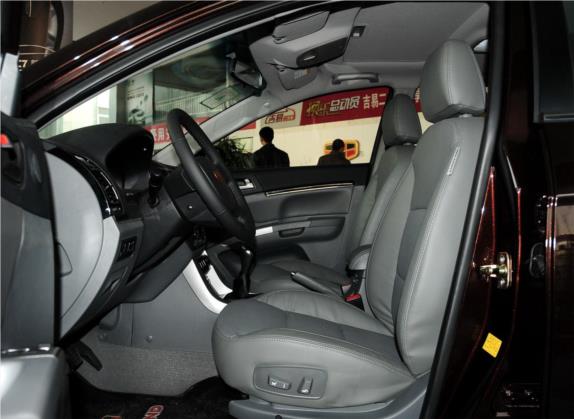 经典帝豪 2012款 两厢 1.5L 手动豪华型 车厢座椅   前排空间