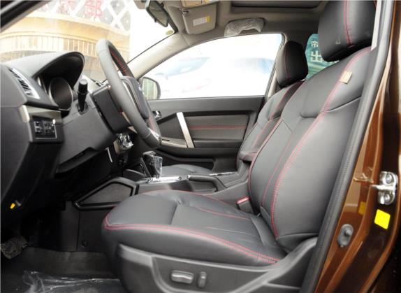 吉利GX7 2014款 2.0L 自动尊贵型 国V 车厢座椅   前排空间