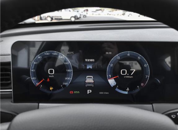 捷途X70 PLUS 2021款 1.5T DCT火 7座 中控类   仪表盘