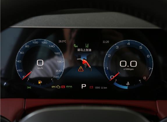 捷途X70 PLUS 2021款 1.6T DCT星PRO 7座 中控类   仪表盘