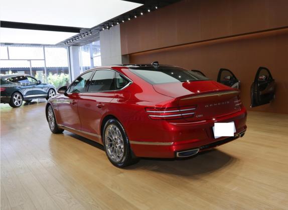 捷尼赛思G80 2021款 2.5T 后驱旗舰版 外观   斜后