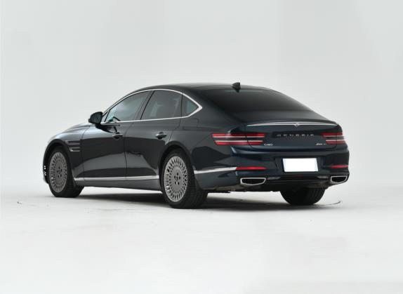 捷尼赛思G80 2021款 2.5T 四驱旗舰版 外观   斜后