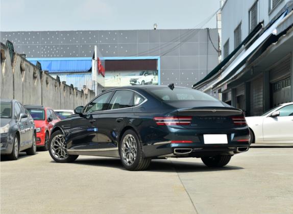 捷尼赛思G80 2023款 2.5T 后驱旗舰版 外观   斜后