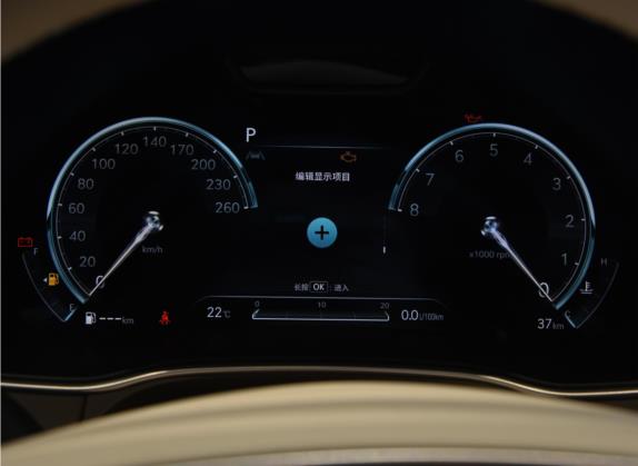 捷尼赛思GV80 2023款 2.5T 四驱旗舰版 6座 中控类   仪表盘