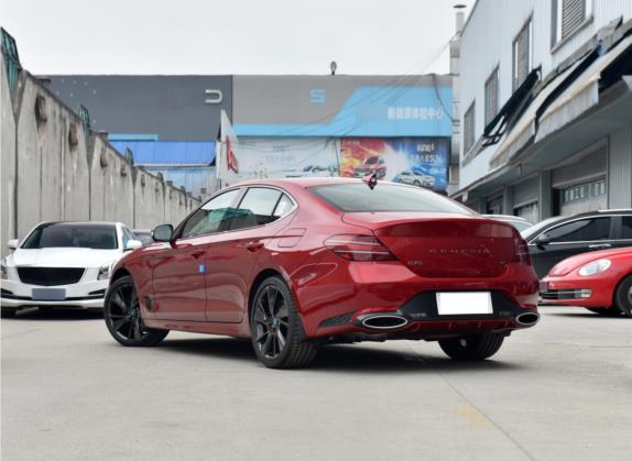 捷尼赛思G70 2021款 2.0T 后驱旗舰型 外观   斜后