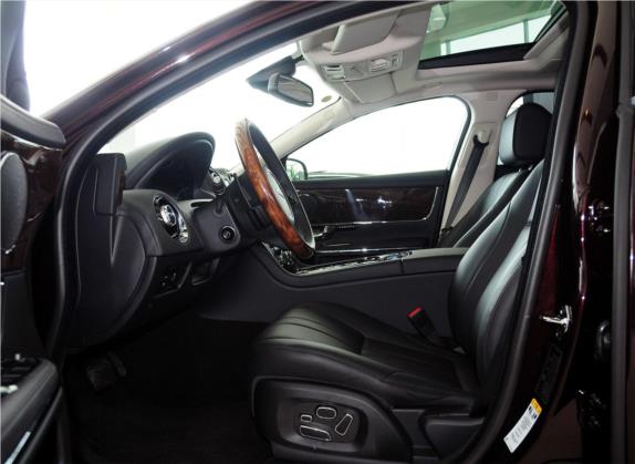 捷豹XJ 2012款 XJL 3.0 伦敦限量版 车厢座椅   前排空间