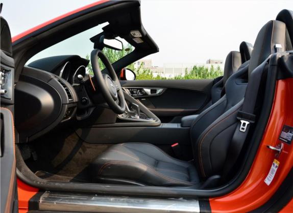 捷豹F-TYPE 2013款 5.0 SC S 敞篷中国限量版 车厢座椅   前排空间