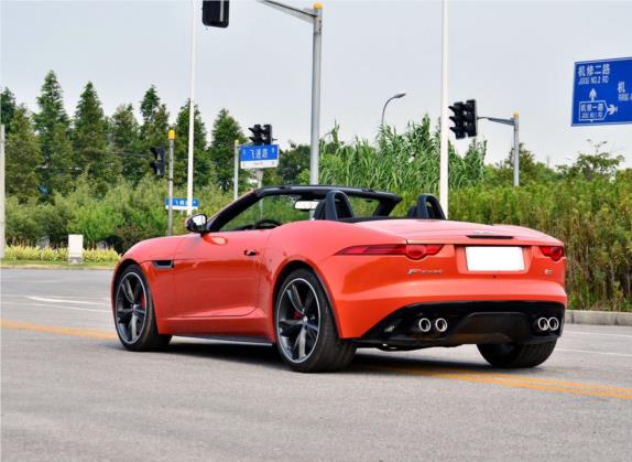 捷豹F-TYPE 2013款 5.0 SC S 敞篷中国限量版 外观   斜后