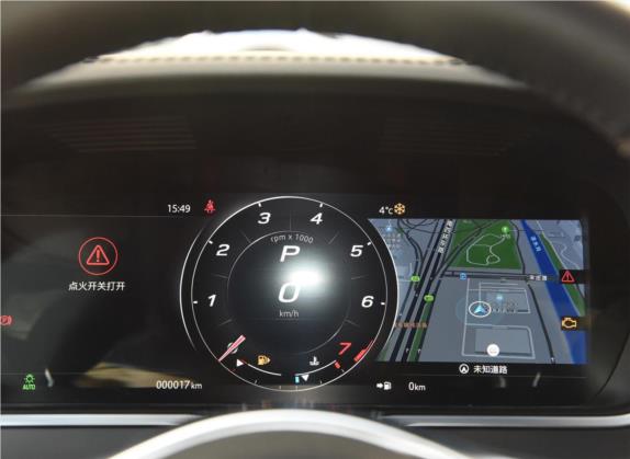 捷豹F-TYPE 2021款 P300 后驱敞篷版 中控类   仪表盘