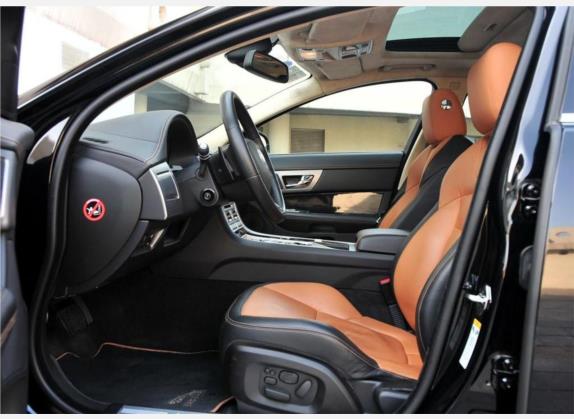 捷豹XF 2009款 XFR 5.0L V8机械增压版 车厢座椅   前排空间