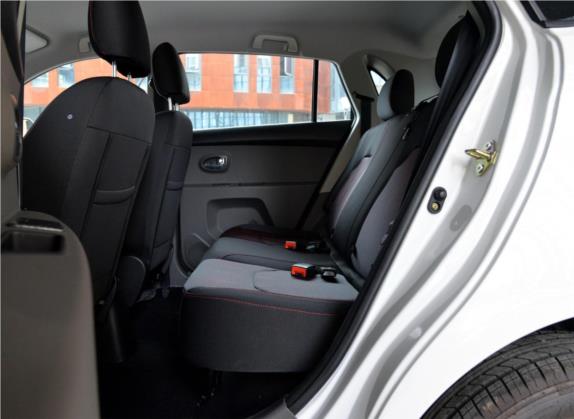 智尚S30 2015款 1.5L 手动舒适型 车厢座椅   后排空间