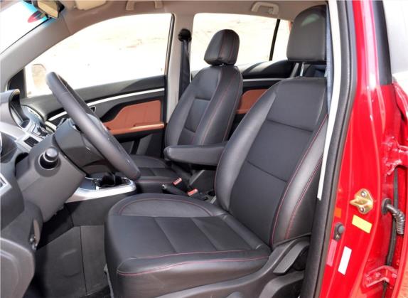 智尚S35 2016款 1.5L 手动精英版 车厢座椅   前排空间