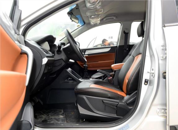 瑞风S5 2014款 2.0T 手动新锐版 车厢座椅   前排空间