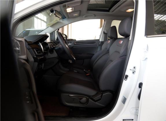瑞风S3 2017款 1.6L 手动豪华智能型 车厢座椅   前排空间