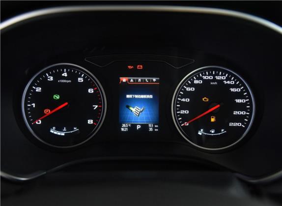 瑞风S7 2018款 超级版 251T 自动智联型 中控类   仪表盘