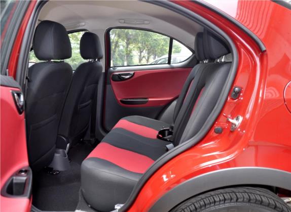 同悦RS 2012款 Cross 1.3L 手动尚动豪华型 车厢座椅   后排空间