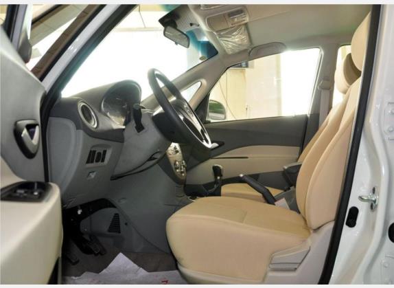 瑞风M2 2010款 1.8L MT舒适型 车厢座椅   前排空间