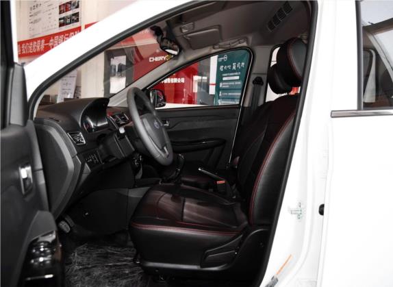 开瑞K50 2016款 K50S 1.5L 手动舒适型 车厢座椅   前排空间