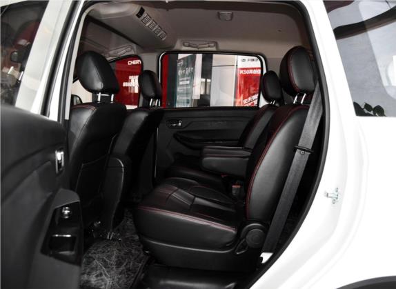 开瑞K50 2016款 K50S 1.5L 手动舒适型 车厢座椅   后排空间
