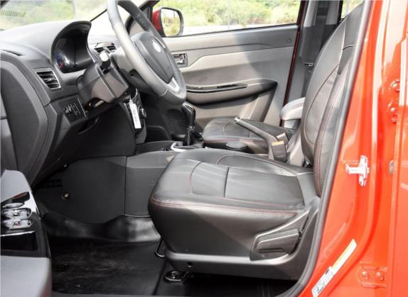 开瑞K50 2017款 1.5L 手动豪华型 车厢座椅   前排空间
