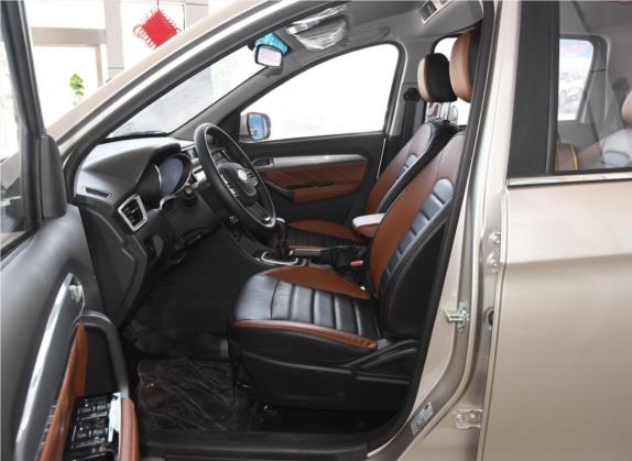 开瑞K60 2018款 1.5L 手动豪华型 车厢座椅   前排空间