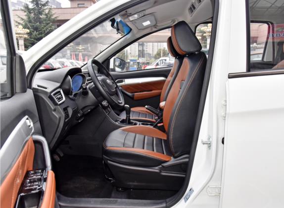 开瑞K60 2020款 1.5T 手动豪华型 车厢座椅   前排空间