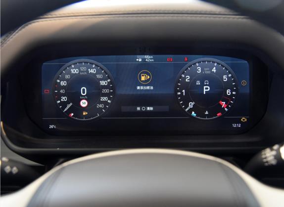 路虎卫士 2022款 90 2.0T P300 X-DYNAMIC HSE 中控类   仪表盘