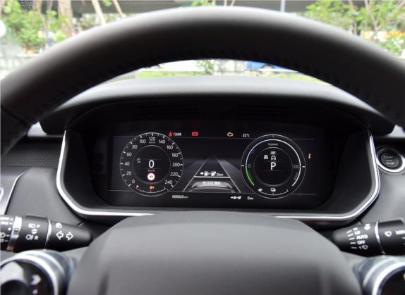 揽胜运动版新能源 2020款 P400e SE 中控类   仪表盘