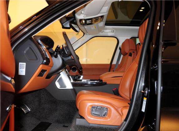 揽胜 2014款 5.0 SC V8 AB 巅峰创世加长版 车厢座椅   前排空间